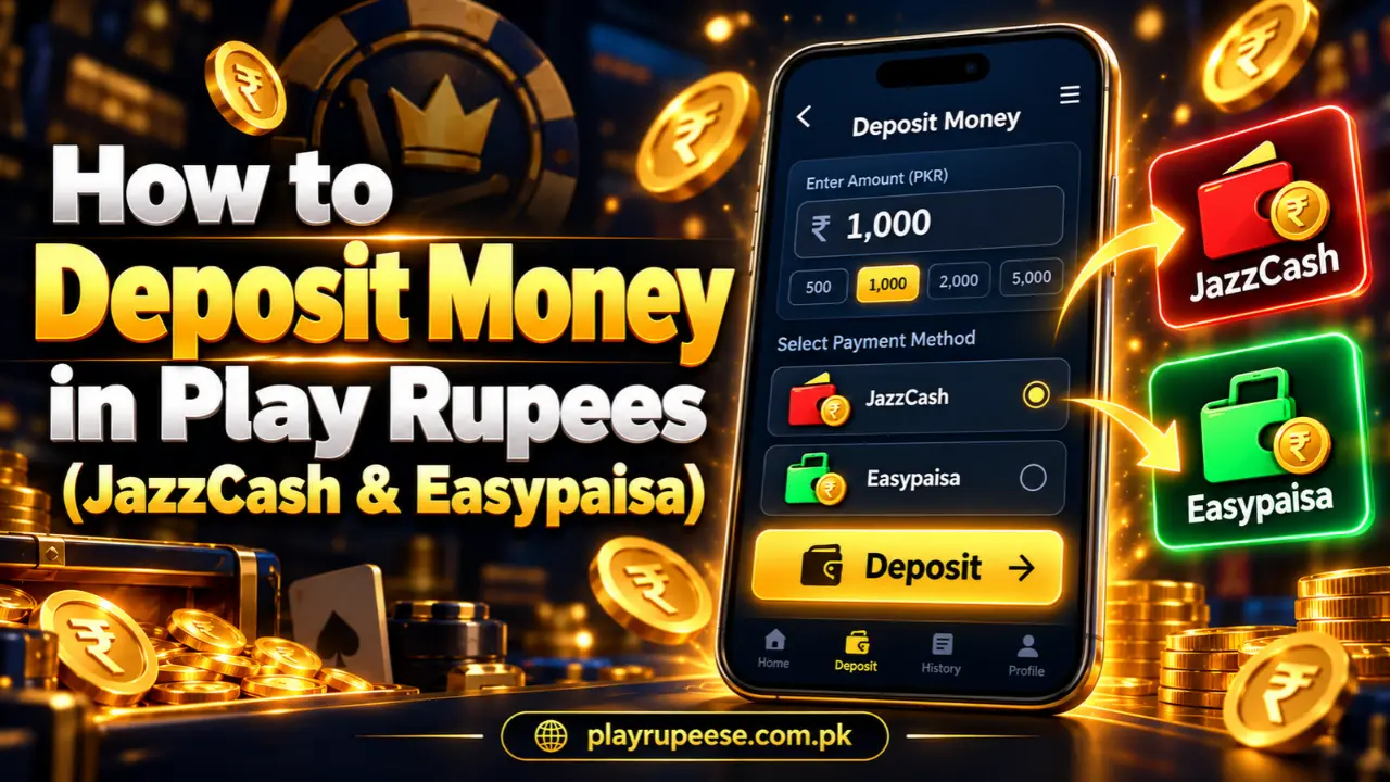 How to Deposit Money in Play Rupees (JazzCash & Easypaisa)